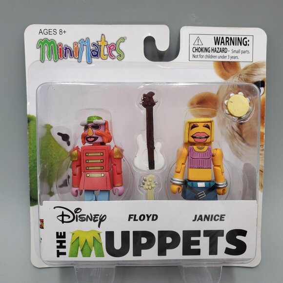 Floyd Pepper Janice Figure Muppets Electric Mayhem Band Diamond Select Minimates - Picture 1 of 6